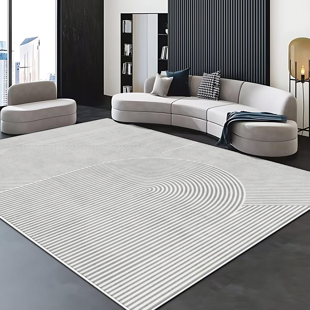 Simple Style Big Size Carpet for Living Room Non-slip Soft Bedroom Decor Aesthetic Rug Lint-free Coffee Tables Mat Easy Clean