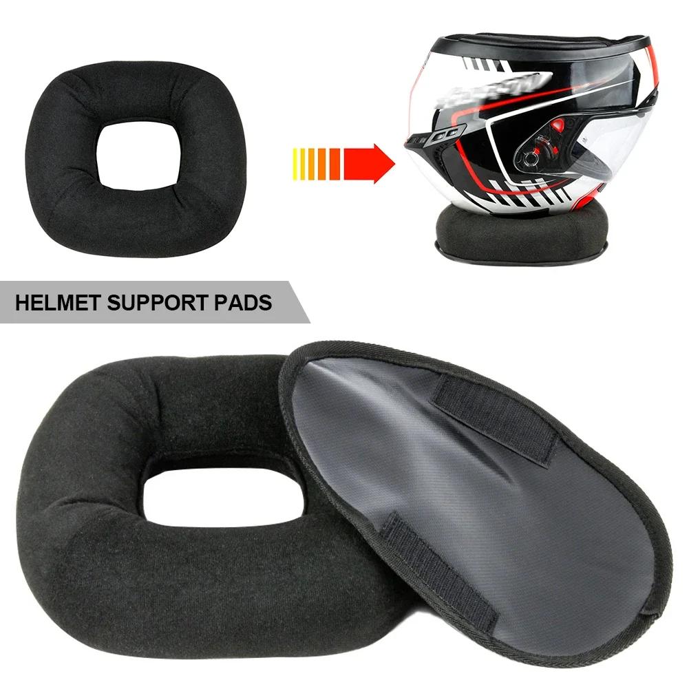 Motorradhelmständer Helmhalterung Pentagon Quadratischer Donut-Pad für Motorrad Schneemobil Skateboarding Rollerhelm