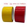 Heavy-Duty Waterproof Single-Sided Adhesive Fabric Tape for Carpet and Floor Insulation - No-Mess, Black/Red