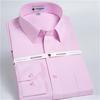 Camicia formale da uomo di alta qualità a maniche lunghe bianca