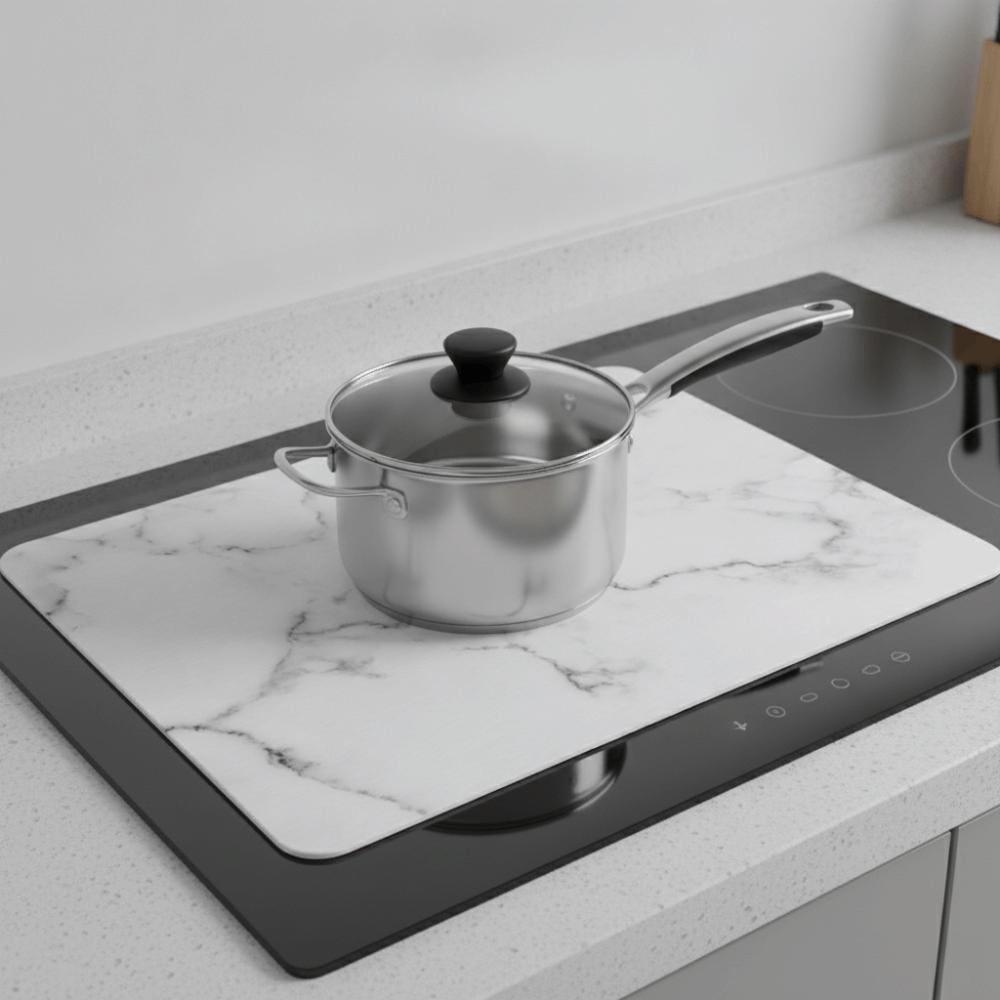 Non-Slip Induction Cooker Cover Pad Heat-resistant Induction Stove Top Mat Cook-top Protector Home