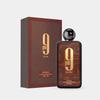 AFNAN 9pm Profumo per Uomo e Donna, Tappo Metallico Marrone, Fragranza Araba Medio Oriente Dubai, Fragranza a Lunga Durata, Note Fresche Legnose meno