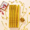 60cm Gold Ribbon Fireworks Tube: Colorful Streamers for Weddings & Events