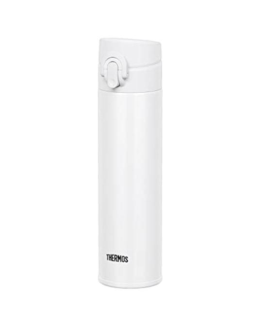 

THERMOS Vacuum Insulated Portable Mug Open JNI-403 [One-Touch Type] 0.4L (Matte White)