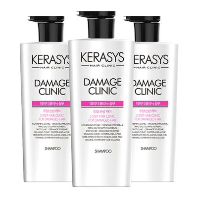 Shampoo Kerasys Damage Clinic 600 ml, 3 pezzi
