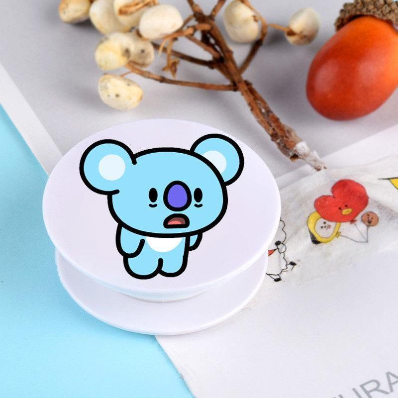 Phone Bts Kpop Stand Holder Bangtan Boys Universal Phone Holder Grip Cute V Jin