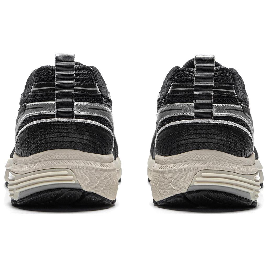 Li Ning Fuyiao 1.5 Fabric Cushioning Slip Resistant Abrasion Resistant Low Top Running Shoes Men's Night Black ARXU013-4