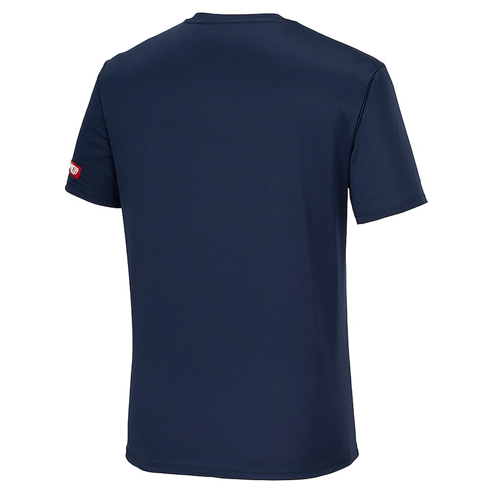 Mizuno Table Tennis Game Short JTTA Size XL Shirt, Sleeve, Certified, Moisture-Wicking, Quick-Drying, Unisex, Navy, 82JAB111,