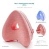 Heart Shaped Breathable Leg Pillow Orthopedic Memory Foam Knee Support Cushion for Elderly Side Sleepers Pain Relief
