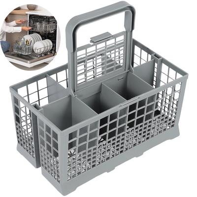 Panier de lave-vaisselle multifonctionnel, porte-couverts pliable universel, panier de rangement pour accessoires de lave-vaisselle, panier de rangement pour couteaux et fourchettes