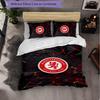 Biancheria da letto a tema Middlesbrough FC Set 3 Pezzi Copripiumino Biancheria da letto Decorativa per Camera Adolescenti Decorazione Casa