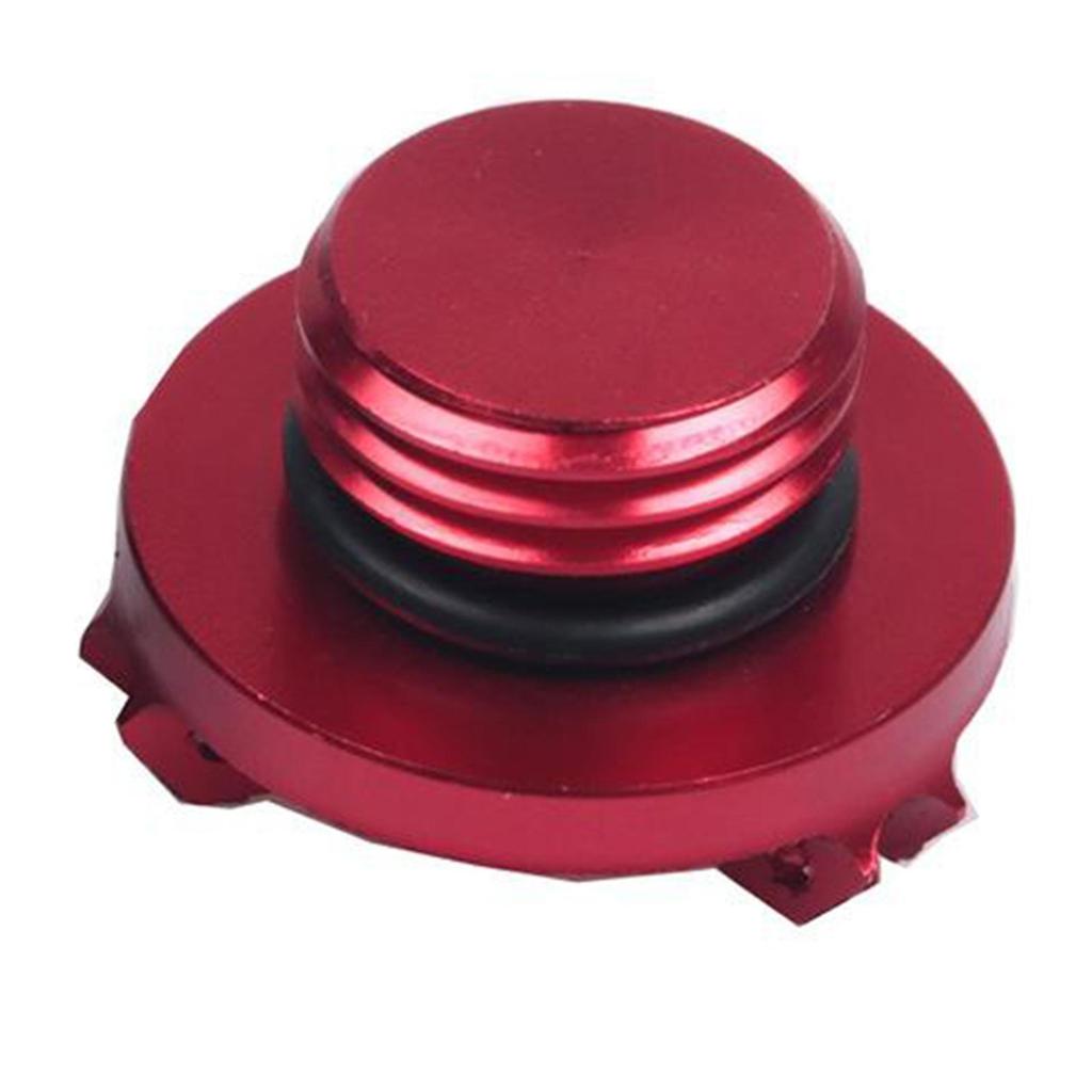 Motorcycle Oil Fill , Engine Drain Plug Sump for 2017 2018 2019 2020, Easy To Install Red
