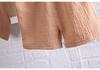 Boys' Cotton Linen Short Sleeve Set, Ages 0-5 - Summer Korean Style Casual Wear, Breathable for Southeast Asia