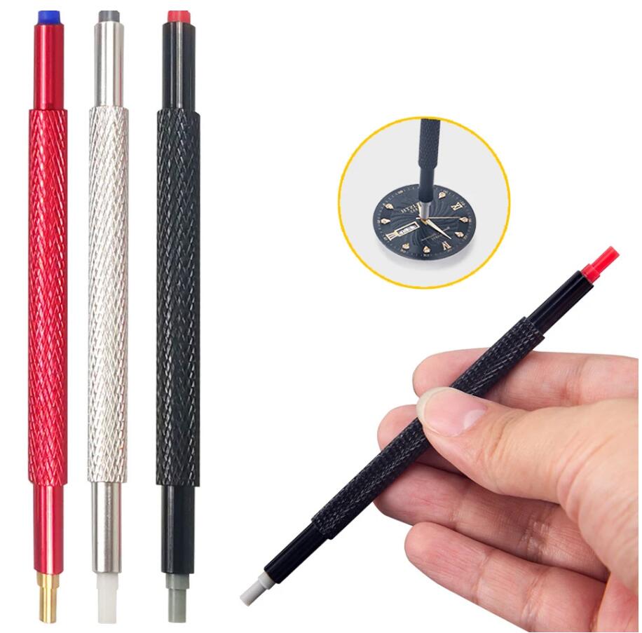 3pcs/lot Watch Hand Pressers Pusher Fitting Set Kit Wristwatch Rubber Head for Watch Needle Tools for Watchmaker Repair Tool