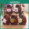 Entzückender Niedlicher Capybara Plüsch Schlüsselanhänger Stofftier Mit Weichem Kurzem Fell Design