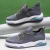 Shoes Summer New Mesh Breathable Men's Shoes Men's Thin Lightweight Fly-woven Shoes Soft Sole One-pedal Casual Shoes