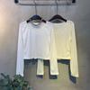 C S In The Room Long Sleeve T ShirT 3d laCe paTTern Color C