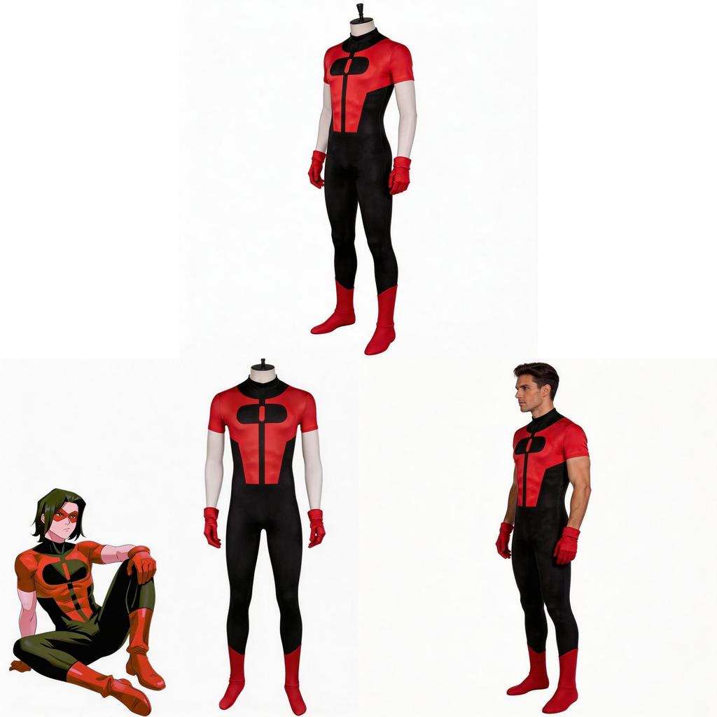Costume Cosplay Invincible Kid Omniman Per Role Play di Anime e Giochi