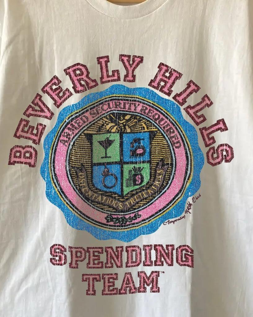 Beverly Hills Spending Team - Aged T-Shirt White S