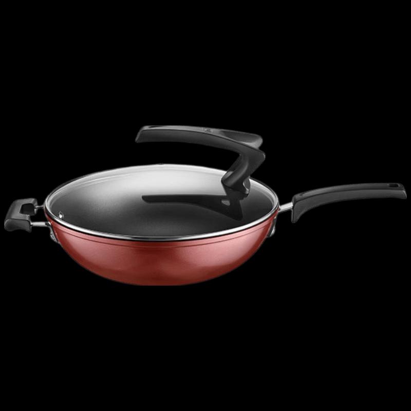 Midea 32cm Non-Stick Wok and Frying Pan