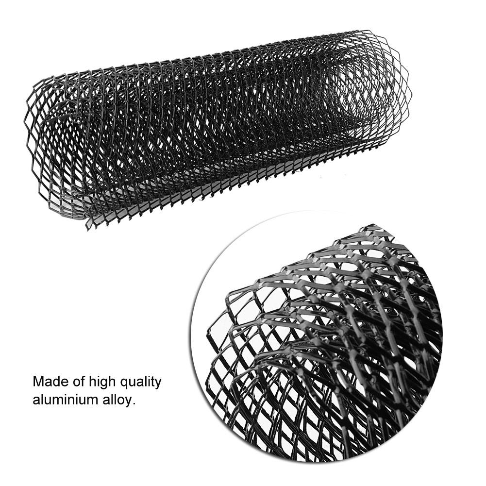 10x20mm Aluminum Alloy Car Grille Mesh Net Grid Body Bumper Rhombic Grill Universal