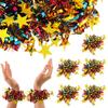 14pcs Cheerleading Pom Poms For Sports Event Assorted Color