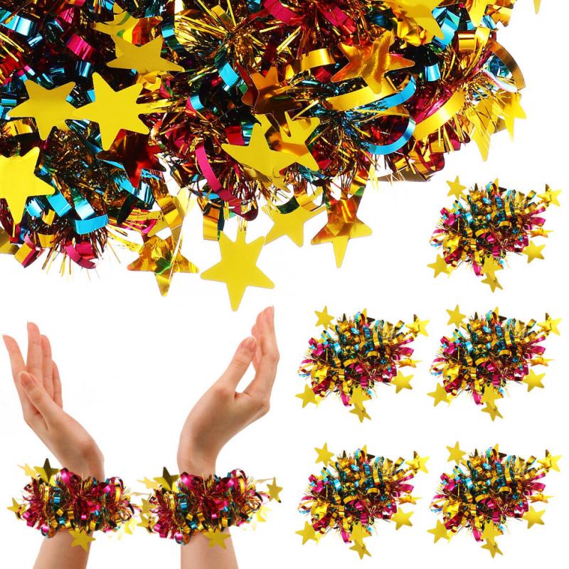 14pcs Cheerleading Pom Poms For Sports Event Assorted Color