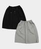 SOMEPLACE MAN Basic Bermuda Wide Fit Elastic Waist Sweat Oversized Training Cropped Pants_2 Colors