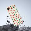 For iPhone 17 Air Case Red and Green Socks Pattern Printing Straight Edge TPU Phone Back Cover