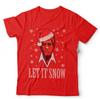 Let It Snow 2 Ugly T Shirt Unisex Gangster Festive Xmas Funny Christmas Scarface