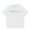 Digital Print MM6 Cotton T-Shirt Men Women Short Sleeve Casual Top 230g