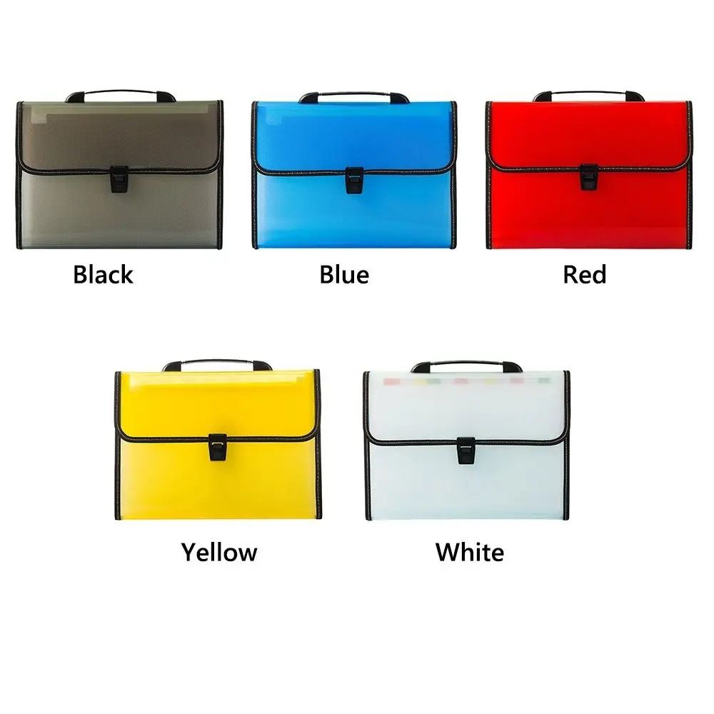 Dustproof Handheld File Bag Waterproof Expanding Document Organiser Accordion File Folder  Business