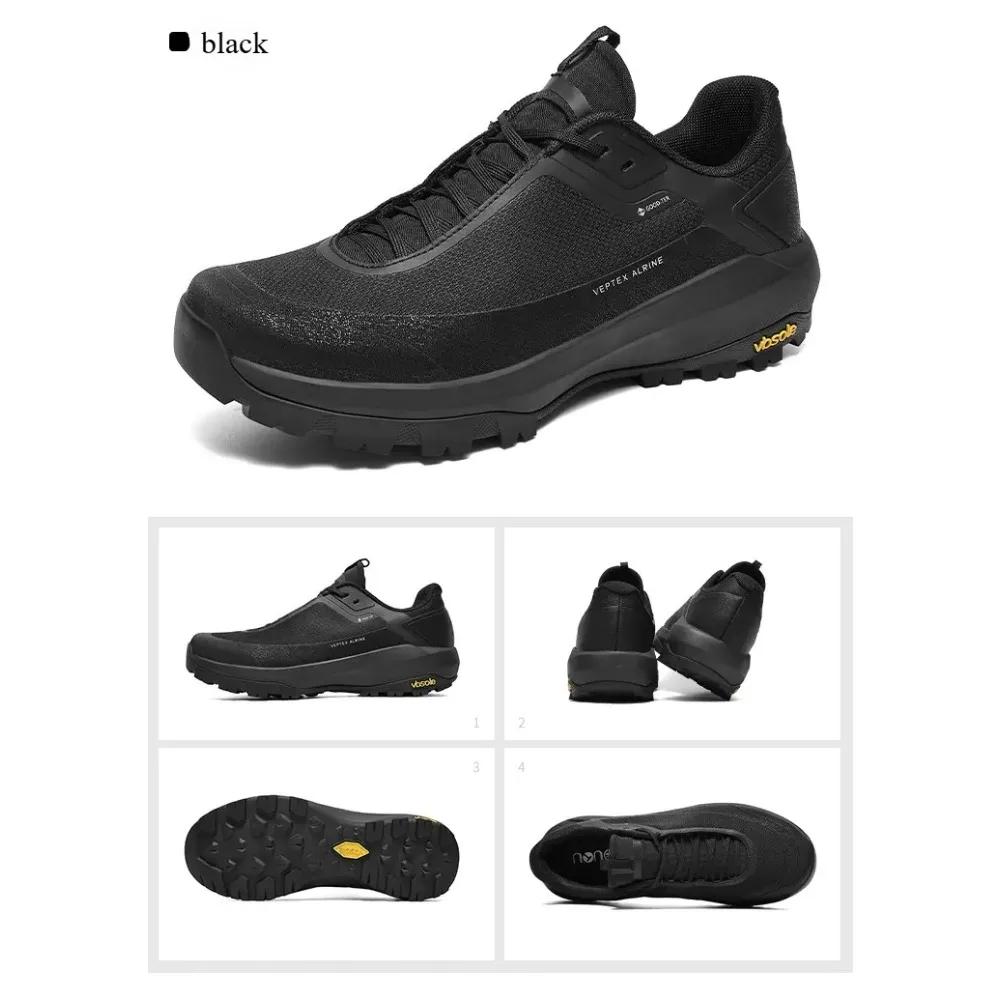 

2025 Высококачественная обувь для альпинизма на открытом воздухе Мужские Легкие дышащие противоскользящие амортизирующие кроссовки для бездорожья по любой местности 39 чёрный