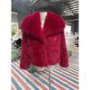 Lazy wind fox fur coat short autumn and winter artificial fur women's fur coat