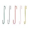 Front Door Christmas Hook Wreath Hanger Strong Load-bearing Rustproof Ultra-Thin Design Easy Installation Halloween Decoration Holder