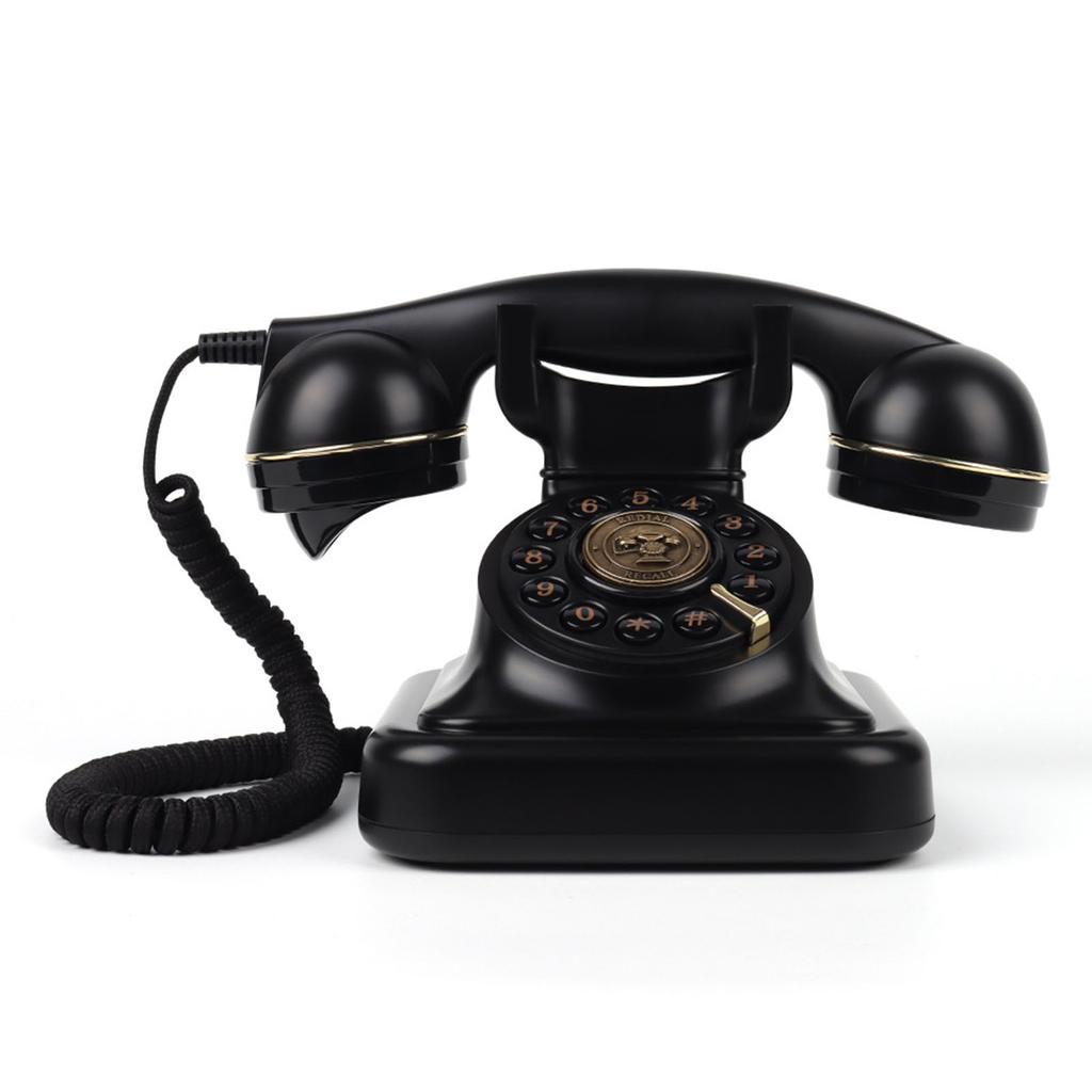 Bluetooth Retro-Telefon mit Freisprecheinrichtung, kabellos, USB-wiederaufladbar, altes Festnetztelefon zum Telefonieren und Musikhören