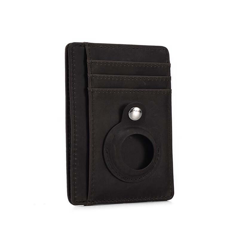 

Винтажный тонкий RFID-кошелек из кожи Crazy Horse One Size