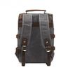 Backpack Men's Vintage Shoulder Travel Bag with Crazy Horse Skin Student Travel Bag Oil Wax Waterproof