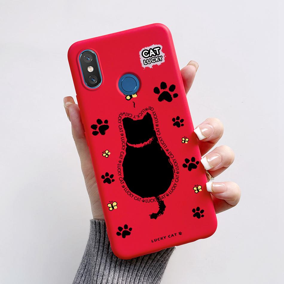 For Xiaomi Mi 8 6.21" Case Cute Bear Cartoon Cat Soft Silicone Shockproof Cover For Xiaomi Mi8 M1803E1A Bumper Phone Case Fundas
