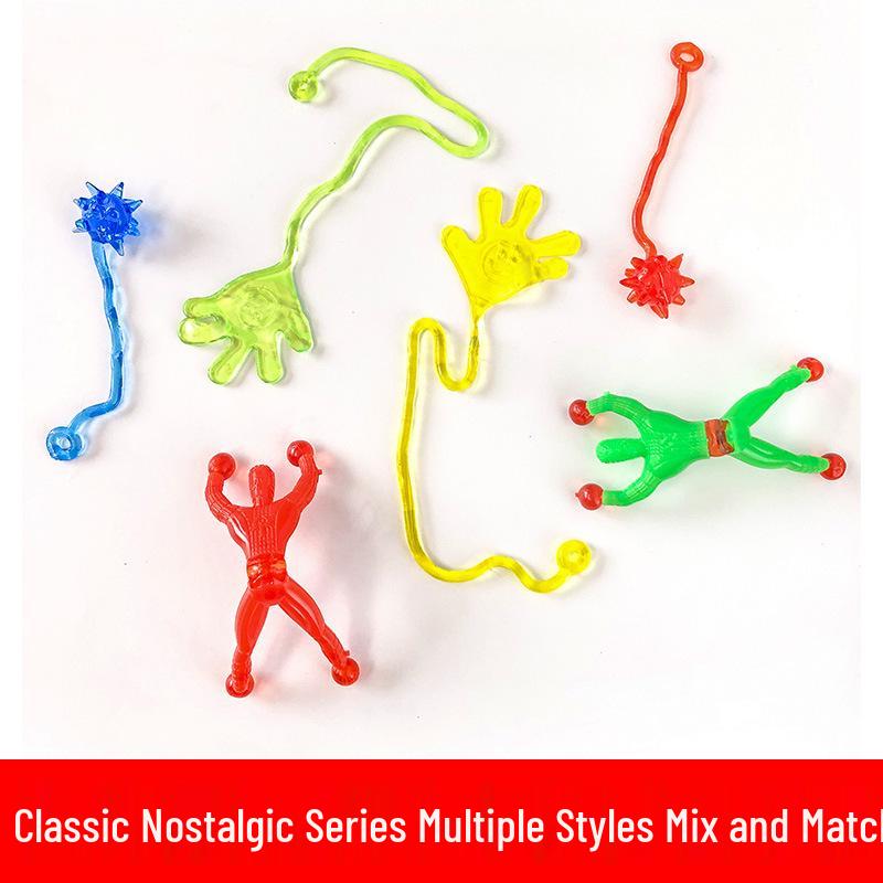 

Spider-Man Wall-Climbing Sticky Stress Relief Toy