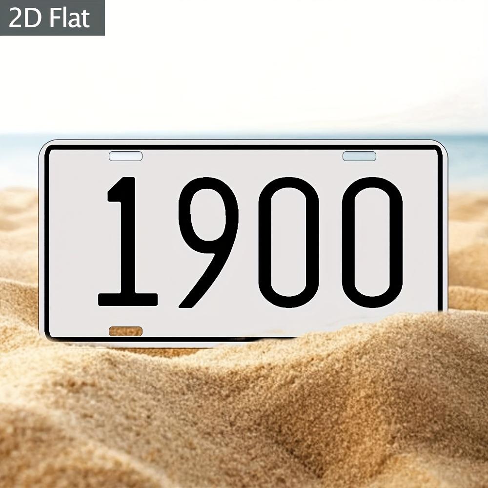 

D Flat pc D Flat xinch Vintage Wall Decoration Classic Limited Edition Commemorative Vintage Digital Wall Hanging 15x30cm(5.9x7.8inch)