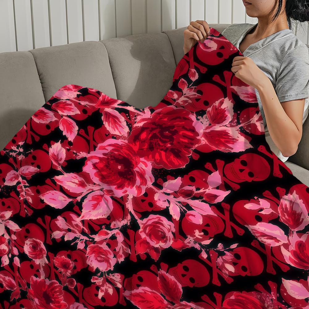 Flower Soft Warm Plush Blanket Dorm Sofa Living Room Pet b-b-betseyS-S Luxury Hogar Bed Gift J-J-JohnsonS-S Fashion Home Flannel
