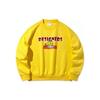Li Ning X Line Friend Collaboration Printed Pattern Round Neck Long Sleeve Sweatshirt Women Sweatshirt Yellow AWDQB10-2