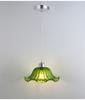 Green Glass Pendant Lamp Retro Drifting Window Bedhead Clothing Store Bar Creative LED Chandelier Home Decor Light Hanging Room