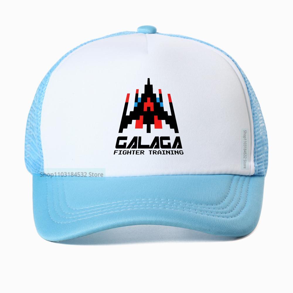 

80s 70s Arcade Galaga Video Game Vintage baseball cap Invader Space Gaming Alien Unisex hat Harajuku Style Breathable sun hats Adjustable