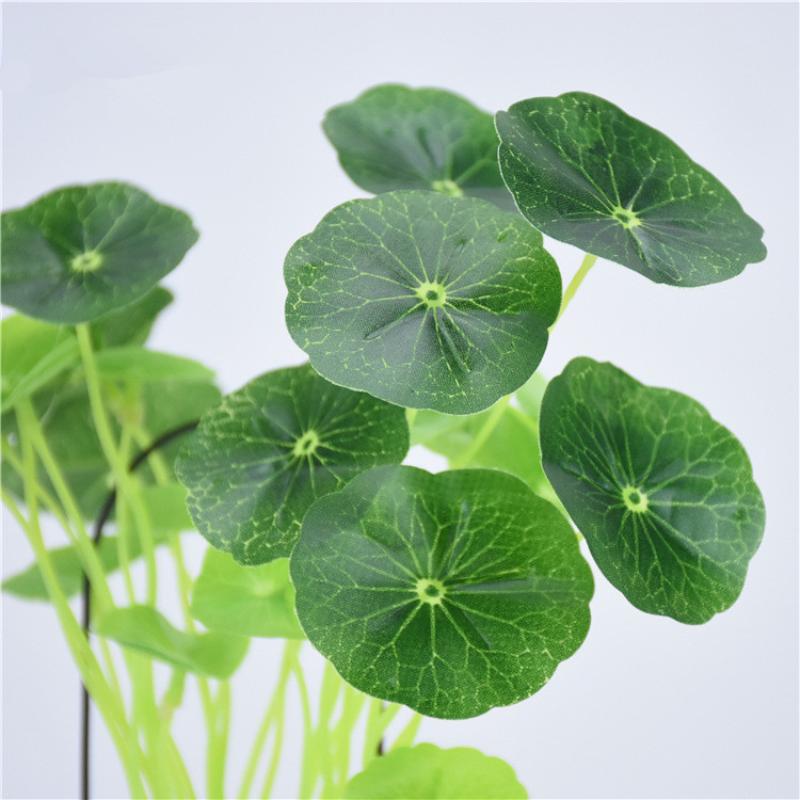 Umělé rostliny Lotosový list Květináčové materiály Festival Domácí Pokoj Dekorace Domácnost Venkovní Zahrada Dvůr Zelené rostliny Bonsaj