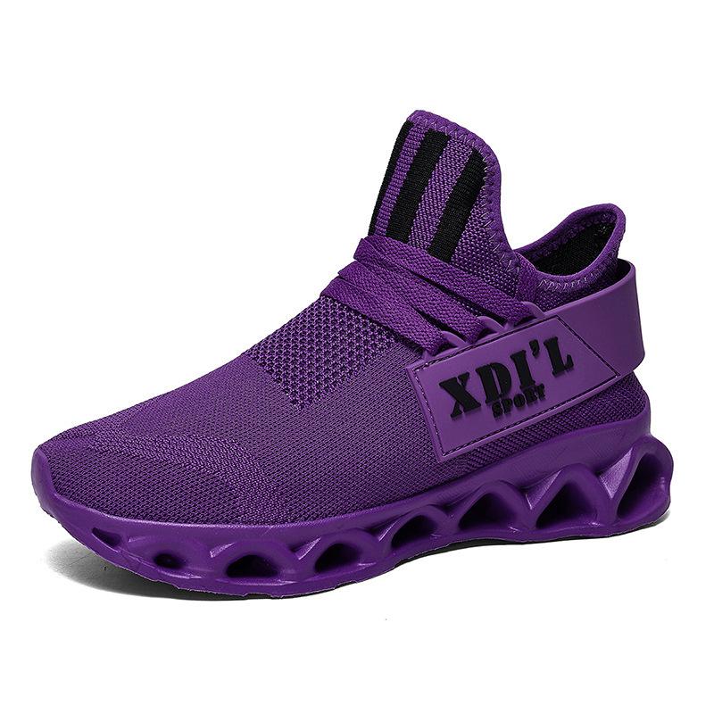 New Hollow Twist Thick-soled Fly-woven Mesh, Light and Breathable Casual Sports Couple Shoes, Men's and Women's Four-season Shoes