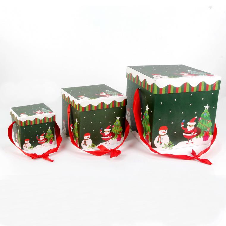 Christmas Eve Apple Gift Box Tree Decoration