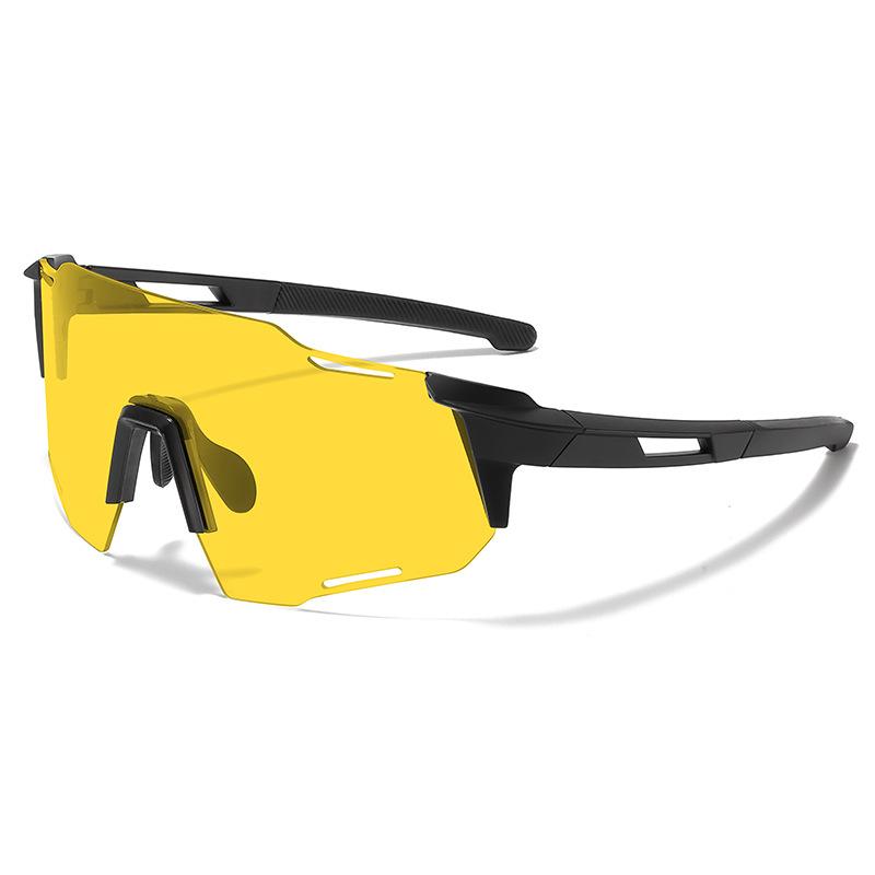 New sunglasses photosensitive colorful high definition color-changing outdoor riding glasses