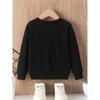 European sizes Halloween Boys Casual Skeleton Ribcage Candy Print Crewneck Sweatshirt Long Sleeve Pullover Graphic Top Kids Birthday Party